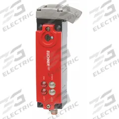 EUCHNER Locking Safety Switch: Built-in Connector, Unicode, Can be Daisy-Chained, 5 Pins, M12 (MPN CET3-AP-CRA-AH-50X-SI-111346). Key specifications — Compatible Actuator Technology: RFID; Brand: EUCHNER; Electrical Connection: M12; Coding: Unicode; Can be Daisy-Chained: Yes.