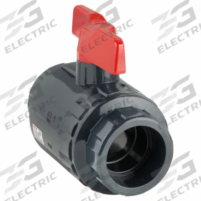 ASAHI Manual Two-Way Ball Valve: 2 in, PVC, Straight, Socket x Socket - PVC Ball Valves