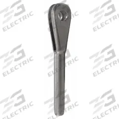 LOOS Wire Rope Clevis Fitting: 3/16 in Compatible Rope Dia, Stainless Steel, Fork End (MPN MS20667-6). Key specifications — Compatible Rope Material: Stainless Steel; Material: Stainless Steel; Brand: LOOS.