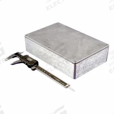 HAMMOND Enclosure: Die-Cast Aluminum, 8 in x 5 in x 2 in, NEMA 1/12/13/4/4X, Solid Cover - Aluminum Enclosures
