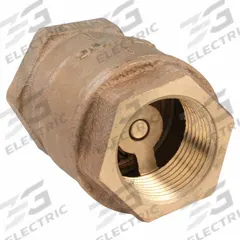 MILWAUKEE VALVE Low Lead Spring Check Valve: Swing, Inline Valve Body, 1 in Pipe Size, FNPT x FNPT (MPN UP548T 1). Key specifications — Brand: MILWAUKEE VALVE.