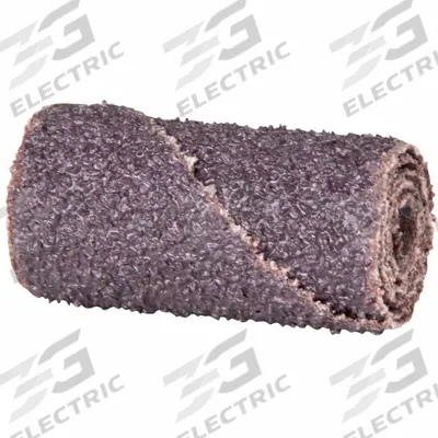 MERIT Cartridge Roll: Straight, 1 in Dia x 1 1/2 in L, 1/8 in Pilot, Aluminum Oxide - General Purpose Cartridge Rolls for All Metals