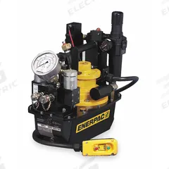 ENERPAC Air Hydraulic Pump: 10,000 psi Max. Op Pressure, 231 cu in Reservoir Capacity, Pendant (MPN ZA4204TX-Q). Key specifications — attr944931: Advance; attr995446: Pendant.