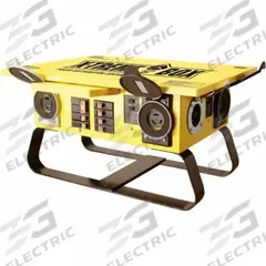 SOUTHWIRE Power Distribution Box: Single Phase, 125/250V AC, 50 A Inlet Current Rating, 7 Outlets (MPN 8706TLCX). Key specifications — Inlet Voltage Rating: 125/250V AC; Inlet Receptacle: Locking Receptacle 50A @ 125/250V AC; Brand: SOUTHWIRE.