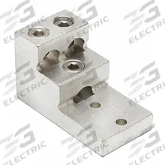 BURNDY Mechanical Connector: For Wire Size 2 AWG – 600 kcmil, 3 Wire Terminations (MPN K21A36U2). Key specifications — Brand: BURNDY; Lug Material: Tin-Plated Aluminum.