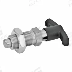 JW WINCO Indexing Plungers with T-Handle: Locking, 18-8 SS Body & Plunger, M16x1.5, 8.5 N to 26 N (MPN 817.4-8-8-M16X1.5-CK-NI). Key specifications — Brand: JW WINCO.