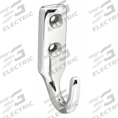 SUGATSUNE Hook: Screw, 44 lb Wt Capacity, 1 Points per Hook, Silver - Wall Mount Utility Hooks