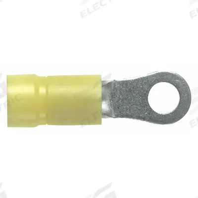 PANDUIT Ring Terminal: Yellow, Vinyl Insulation, 5/16 in Stud Size - Insulated Ring Terminals