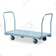 DAYTON Platform Truck: 880 lb, 60 in L x 29 1/2 in W x 40 in H Overall Dim., Gray, Plastic (MPN 2TUL3). Key specifications — attr1345828: Gray; attr1345811: (2) Swivel; attr1345838: DAYTON.