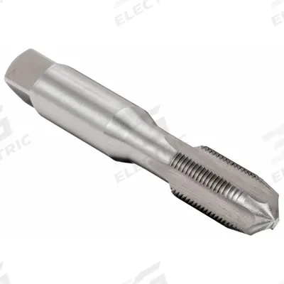 CLEVELAND Straight Flute Tap: 3/8"-16 UNC, H3 / 2B, 4 Flute, Plug Chamfer, LH - Left-Hand Thread Taps