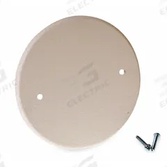 BELL Electrical Box Cover: 1 Gangs, Blank, For Round Box Shape, Steel, 5 in Overall Dia (MPN 5653-1). Key specifications — Brand: BELL; For Box Shape: Round; Material: Steel; Cover Design: Blank.