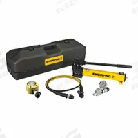 ENERPAC Hydraulic Cylinder and Hand Pump Set: 22 ton Cylinder Nominal Capacity, RSM200, P392 (MPN SRS200TB). Key specifications — attr96685: GA45GC; attr98870: ENERPAC; attr96682: 0.44 in; attr96683: RSM200; attr96684: P392; attr1160276: Hydraulic Cylinder and Hand Pump Set.