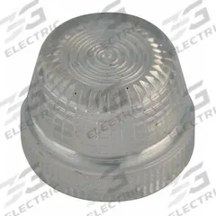 EATON Pilot Light Lens: 30 mm Panel Mounting Hole Dia, Clear, Fresnel, Incandescent/LED, HT800 (MPN HT8LC). Key specifications — Brand: EATON; Compatible with Series: HT800; Lens Material: Plastic.
