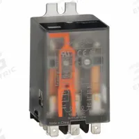 SCHNEIDER Flange Mount Relay: Surface (Side Flange) Mounted, 10 A Current Rating, 24V DC, 3PDT (MPN 788XCXRC1-24D). Key specifications — Brand: SCHNEIDER; Base Type: Square; Mounting Style: Side Flange; Pin Shape: Flat; Electrical Connection: Blade Terminal; Manufacturer Part Number: 788XCXRC1-24D; Operating Current: 10 A at 250V AC-1 (1 NO Resistive Load Conforming to IEC); Series: 788R Series.