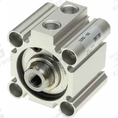 SMC Compact Cylinder: 32 mm Bore Dia, 20 mm Stroke Lg, Through Hole Mounting - Through Hole Mount Compact Cylinders