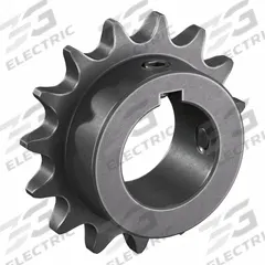 TRITAN Roller Chain Sprocket: 40, For 1/2 in Chain Pitch, 1 1/8 in Bore Dia, 15 Teeth, Steel (MPN 40BS15H X 1 1/8). Key specifications — Brand: TRITAN.