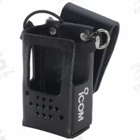 ICOM Case with Swivel Belt Clip: Fits Icom, For F52D/F62D/M85 Series, Black, Leather, Leather (MPN LCF1052S). Key specifications — Material: Leather; Compatible Radio Brand: Icom; Manufacturer Part Number: LCF1052S; Compatible Radio Series: F52D; Product Type: Case with Swivel Belt Clip; Color: Black; Brand: ICOM; Compatible Radio Manufacturer Model Number: F52D.