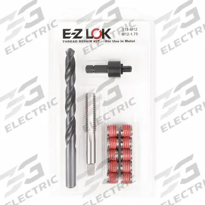 APPROVED VENDOR Self Locking Thread Insert: Thin Wall, M12-1.75 Int Thrd Sz - Self-Locking Insert & Installation Tool Kits