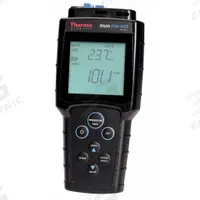 THERMO SCIENTIFIC Dissolved Oxygen Meter: Dissolved Oxygen/Temp, 200% DO Concentration - Max, LCD (MPN STARA1230). Key specifications — Includes: Electrode Stand; DO Accuracy: ±0.2mg/L or ±2% of Reading (Whichever is Greater); Temp Accuracy: ±0.3°C; Brand: THERMO SCIENTIFIC; DO Resolution: 0.01 mg/L.
