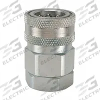 SNAP-TITE Hydraulic Quick Connect Hose Coupling: 1/2 in Coupling Size, Steel, 53 lpm Max. Flow Rate (MPN VPHC8-8F). Key specifications — Seal Material: Nitrile; Brand: SNAP-TITE; Body Material: Steel; Thread Size: 1/2"-14.