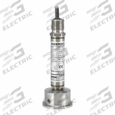 ASHCROFT Sanitary Pressure Transmitter: 2 in Triclamp, 0 to 300 psi, 4 to 20mA - Sanitary Pressure Transmitters with Cable & Wire Leads
