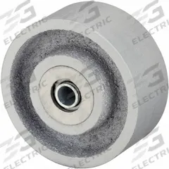 APPROVED VENDOR Caster Wheel: 3 in Wheel Dia., 1 3/8 in Wheel Wd, Iron, 450 lb Load Rating, Roller (MPN CA0300106). Key specifications — Includes Spanner Bushing: Included; Wheel/Tread Material: Iron; Wheel/Tread Color: Silver; Brand: APPROVED VENDOR.