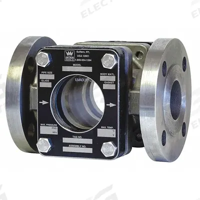 ARCHON INDUSTRIES, INC. Single Wall Sight Flow Indicator: Plain, Steel - Flow Sights
