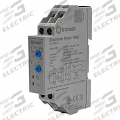 TRUMETER Time Delay Relay: 110V AC/24V AC/DC, 0.3 sec – 30 hr (MPN TS03). Key specifications — Brand: TRUMETER.