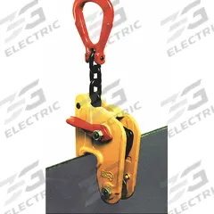 TRACTEL Plate Clamp: Plate Clamp, 6,614 lb Working Load Limit, Vertical & Horizontal, Auto, Auto (MPN 50328). Key specifications — Attachment Type: Load Ring with Chain; Brand: TRACTEL; Material: Steel.