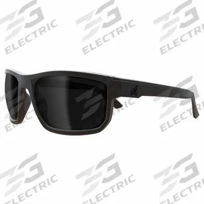 EDGE EYEWEAR Safety Glasses: Smoke Lens, Full-Frame, Vapor Shield, Metal Detectable - Padded Comfort-Fit Safety Glasses