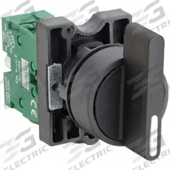 DAYTON Selector Switch: 22 mm Panel Mounting Size, 2 Positions, Extended Lever, 1NO, Non-Metallic (MPN 30G266). Key specifications — AC Contact Rating: 10 A @ 600 V; Action: Maintained/Maintained; Cam: No Cam Included; DC Contact Rating: 2.5 A @ 600 V; Operator Head Material: Plastic; Operator Head Type: Long-Handled Knob; Operator Illumination: Non-Illuminated; Switch Function @ 1st Position: Off.