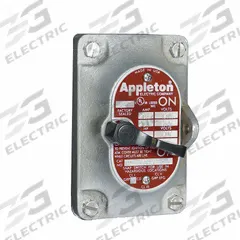 APPLETON ELECTRIC Switch Cover: Tumbler Switches (MPN EDKF32-Q). Key specifications — attr206748: EDKF32-Q; attr1023121: Tumbler Switches; attr1023126: Malleable Iron Cover; attr1023128: Front Cover with Switch; attr211297: APPLETON ELECTRIC; attr1024199: EDS.