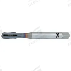 OSG Straight Flute Tap: 1/4"-20 UNC, H3 / 2B-3B, 4 Flute, Bottoming Chamfer, V Coated Powdered Metal (MPN 1005600108). Key specifications — attr1299842: H3 / 2B-3B.