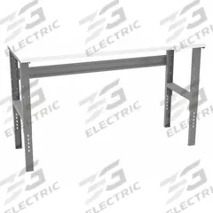 TENNSCO Workbench: Adj Ht, Laminate, 72 in x 30 in, 750 lb Overall Load Capacity, Gray (MPN WBAT-1-3072P). Key specifications — Brand: TENNSCO.