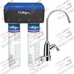 CULLIGAN Water Filtration System: 0.5 micron Micron Rating, 500 gal Service Life - Gallons, White (MPN US-2). Key specifications — Reduces: Atrazine.
