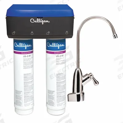 CULLIGAN Water Filtration System: 0.5 micron Micron Rating, 500 gal Service Life - Gallons - Plumbing Fixture Water Filter Systems