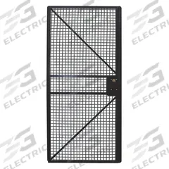APPROVED VENDOR Welded-Wire Machine Guard Door: 84 in x 36 in, (2) Safety Nuts/Panel (MPN 19N879). Key specifications — Includes Mounting Hardware: Yes; Brand: APPROVED VENDOR; Finish: Powder-Coated; Handle Type: None.