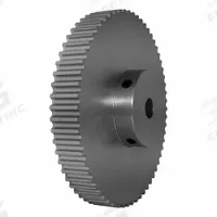 DAYTON Timing Pulley: Modified Curvilinear, Fixed, For GT Timing Belt Section, For 9 mm Belt Wd (MPN 62-5P09-6A5). Key specifications — Brand: DAYTON; Finish: Clear Anodized; For Belt Series: Powerhouse®.