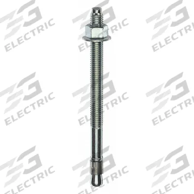 MKT FASTENING Wedge Anchor: 7 in Overall Lg, 1/2 in Dia, 1/2"-13 Thread Size, 4 in Thread Lg - Steel Wedge Anchors