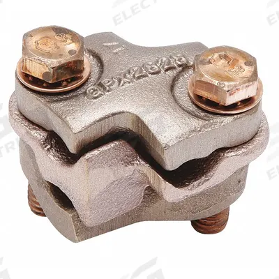 BURNDY Mechanical Connector: For Wire Size 1 AWG - Parallel Clamp Connectors
