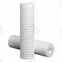 3M Water Filter Cartridge: 14 micron, String Wound, Polypropylene, 4 1/2 in Overall Ht (MPN RT19Y16G20NN). Key specifications — Brand: 3M; Filter Media: Polypropylene.
