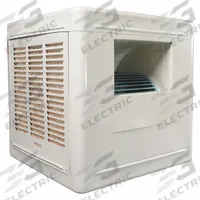DAYTON Ducted Evaporative Cooler: 1,000 sq ft – 1,400 sq ft, 35 1/4 in x 34 in x 34 in, 1/2 hp HP (MPN 4RNP4). Key specifications — Brand: DAYTON; Evaporative Cooler Voltage: 120V AC; Includes Drive Package: Drive Package Included; Drive Package Installation: Factory Installed.