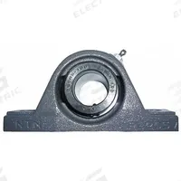 NTN Pillow Block Bearing: 2 1/4 in Bore, Cast Iron, Eccentric Collar, 2 11/16 in Shaft Ht, 2,500 RPM (MPN UELPL-2.1/4M). Key specifications — Brand: NTN; Maximum Speed: 2,500 RPM; Mounting Bolt Size: 5/8 in; System of Measurement: Inch.