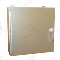 HAMMOND Electrical Enclosure: Stainless Steel, 24 in x 24 in x 8 in, NEMA 12/13/3R/4/4X, Solid Cover (MPN HW24248SSHK). Key specifications — Brand: HAMMOND; Closure Method: Handle; Enclosure Material: Stainless Steel.