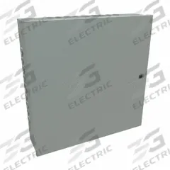 HAMMOND Junction Box: Steel, 24 in x 24 in x 6 in, NEMA 1, Solid Cover, Hinged, Included, Painted (MPN CHKO24246). Key specifications — Brand: HAMMOND; Closure Method: 1/4-Turn Latch; Knockouts: Included.