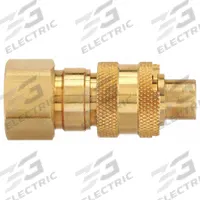 DIXON VALVE & COUPLING Quick Connect Hose Coupling: 1/2 in Body Size, 3/4 in Hose Fitting Size, FNPT (MPN N4F4-B). Key specifications — Coupling Locking Type: Sleeve; Thread Size: 3/4"-14; Brand: DIXON VALVE & COUPLING.