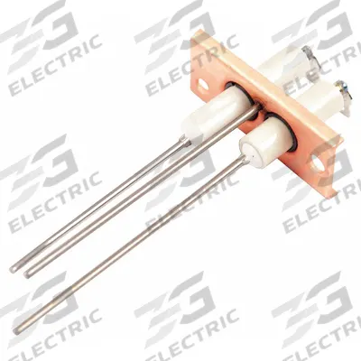 CLEVELAND Ignitor and Flame Sensor Assembly: KE53437-2 - Replacement Parts for Steam Kettles