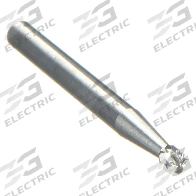 WIDIA METAL REMOVAL Carbide Bur: Ball, SD-53, Double Cut, 3/16" Head - Double-Cut Ball Burs