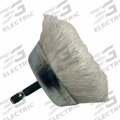 DICO Nonabrasive Cup Brush For Drills: Crimped, 2 1/2 in Brush Dia, 1/4 in Shank - Nonabrasive Cleaning Brushes