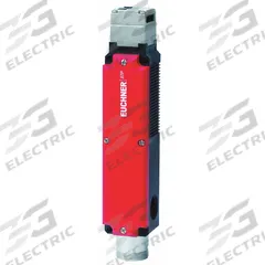 EUCHNER Safety Interlock Switch: STP Series, 2NC/2NO (MPN STP3A-4131A024-10C-DCX). Key specifications — Brand: EUCHNER; Manufacturer Part Number: STP3A-4131A024-10C-DCX; Actuating Key Type: Hinge; Key Hole Location: Right; Series: STP; Terminal Connection Type: MR10.